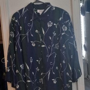 CST PLUS SIZE FLORAL BLOUSE